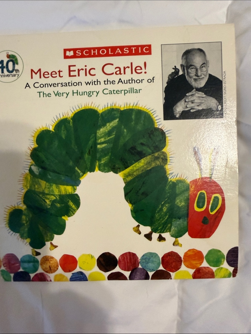 Scholastic CD with Green Caterpillar and Red Head